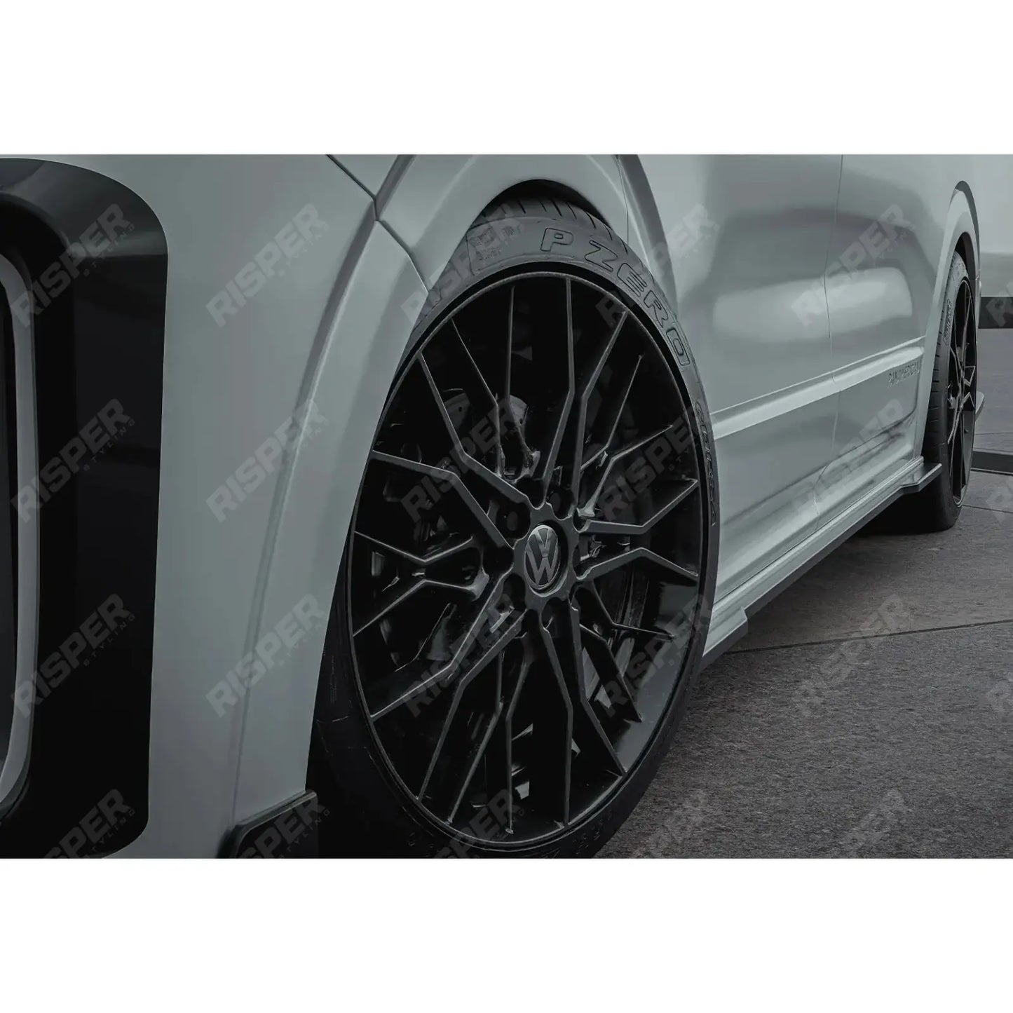 Volkswagen Transporter T7 LWB 2025 on V2 Premium Aero Kit In Gloss Black