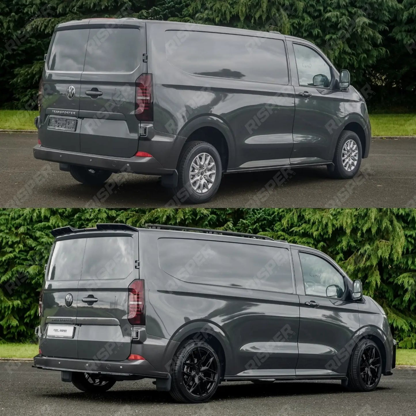 Volkswagen Transporter T7 SWB 2025 on V1 Premium Aero Kit In Gloss Black