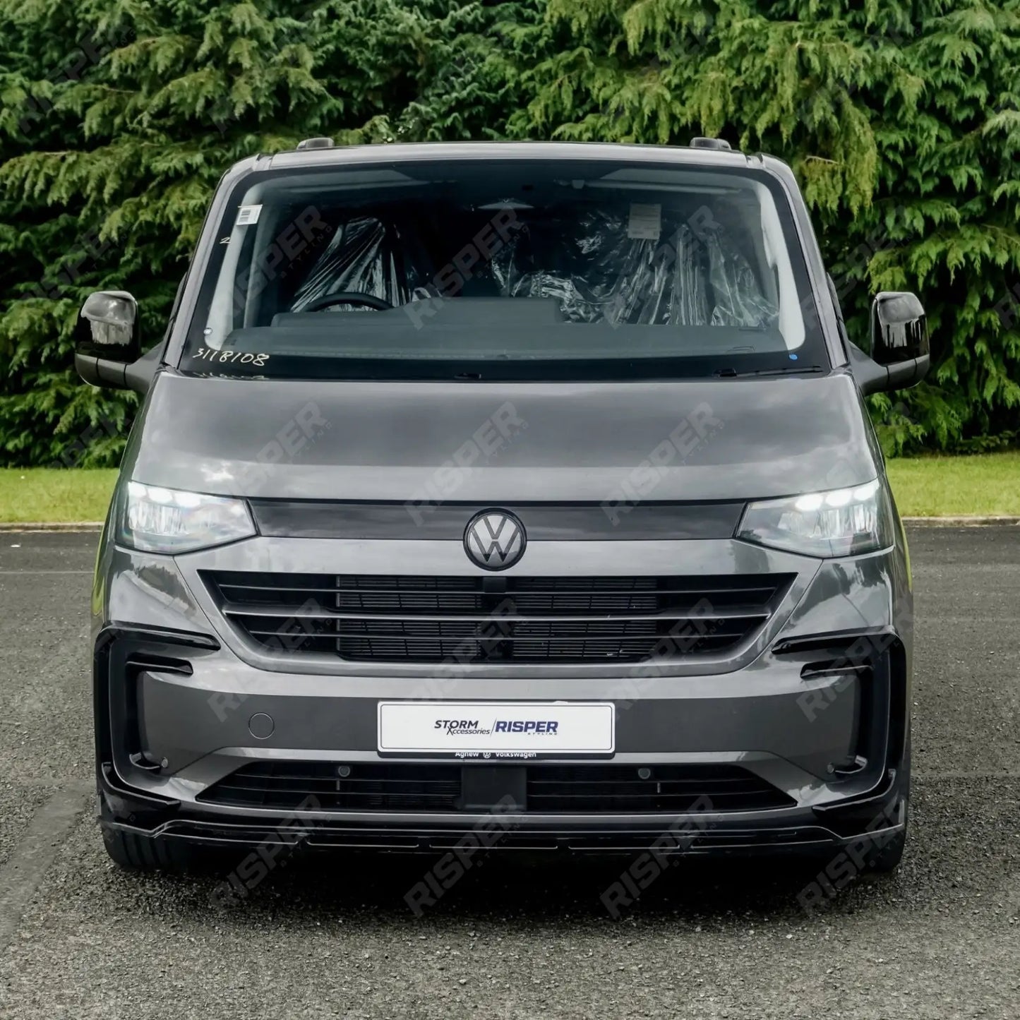 Volkswagen Transporter T7 SWB 2025 on V1 Premium Aero Kit In Gloss Black