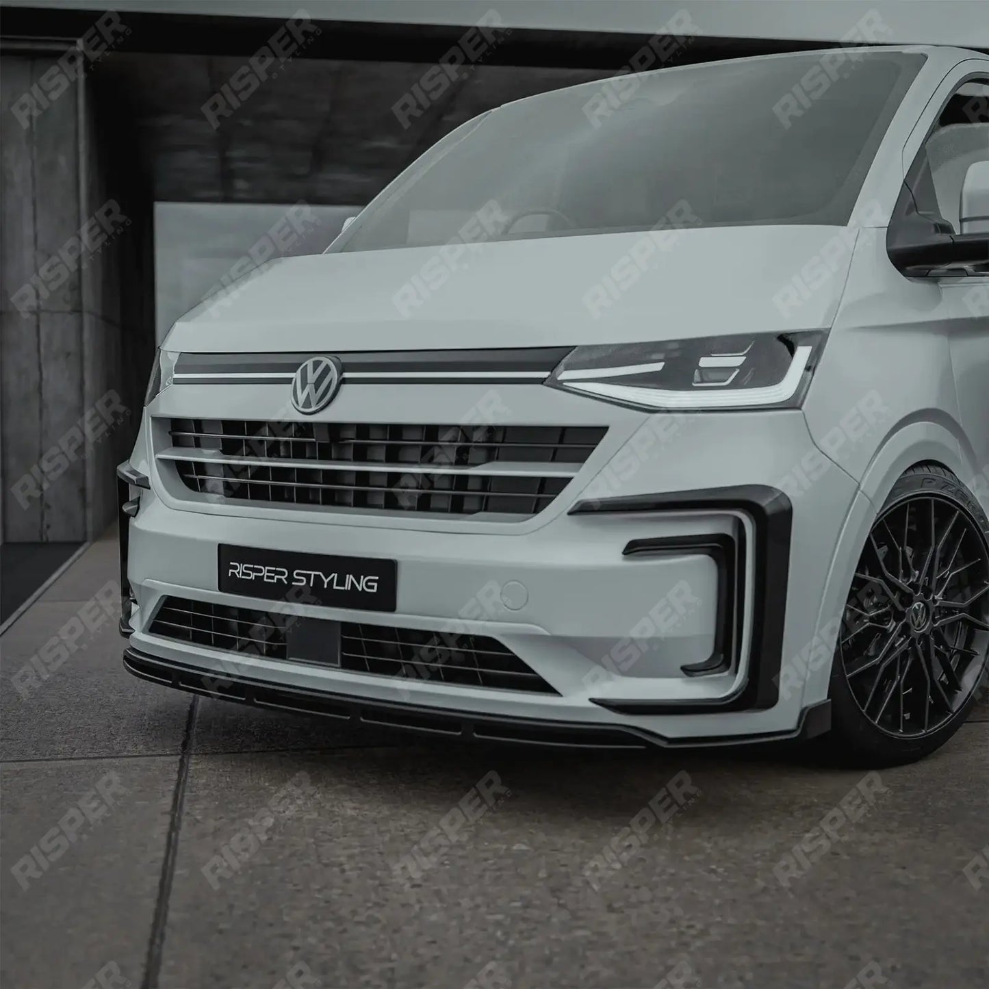 Volkswagen Transporter T7 SWB 2025 on V2 Premium Aero Kit In Gloss Black