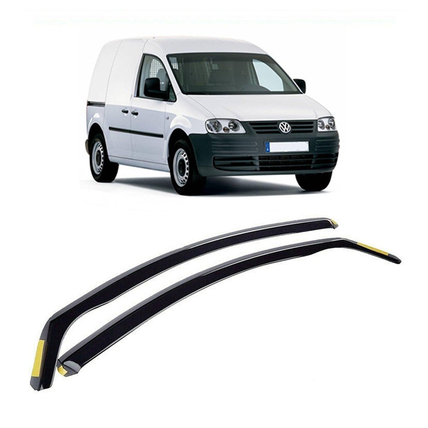 VW Caddy 2004-2020 - STX Internal Wind Deflectors - TMC Motorsport