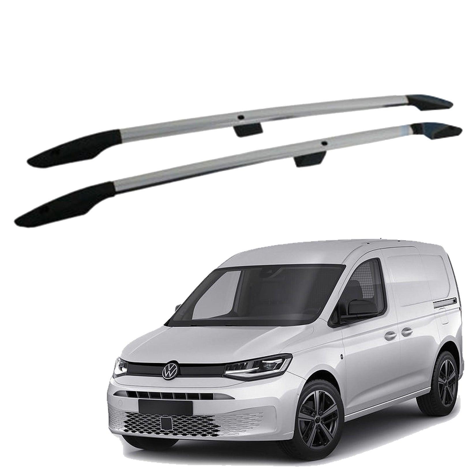 Vw Caddy 2021 On Swb Aluminium Roof Bars In Silver - TMC Motorsport