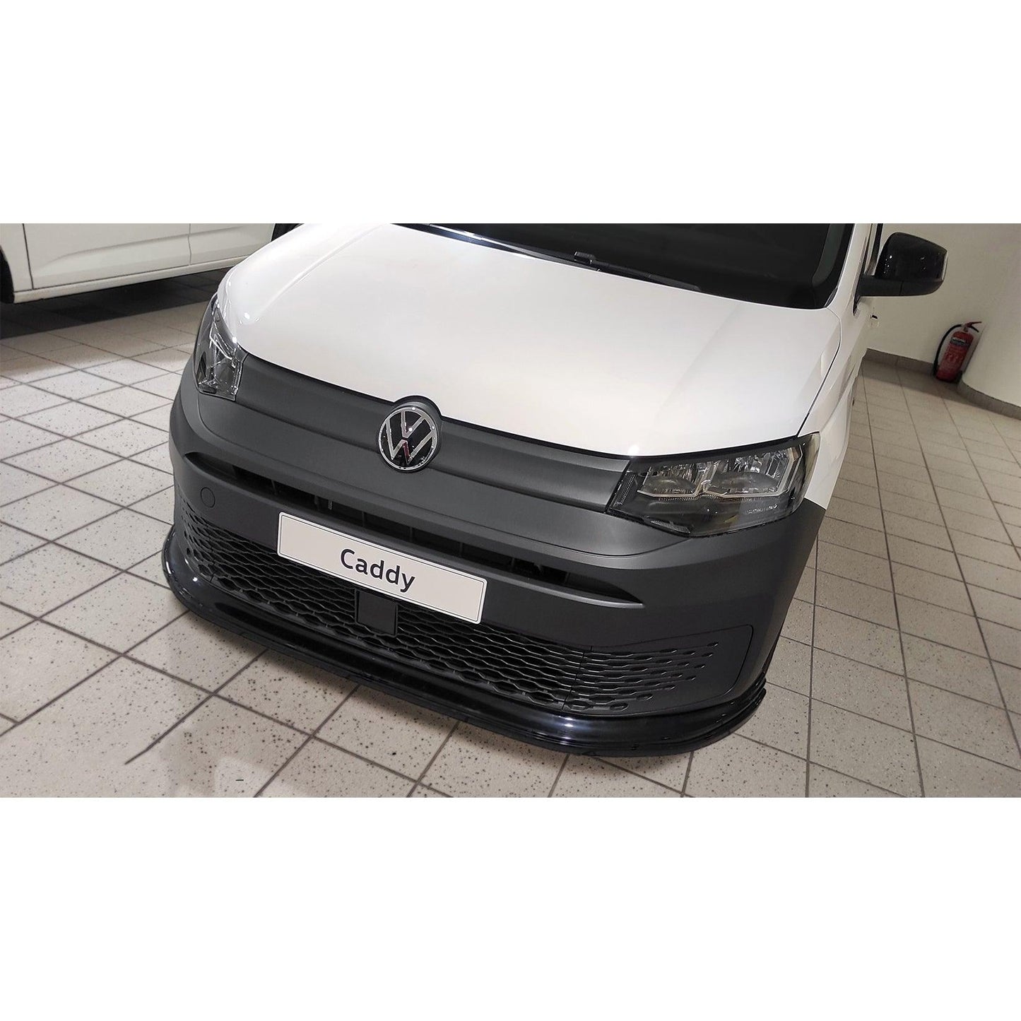 VW Caddy 2021 Onwards - Gloss Black Front Splitter - TMC Motorsport
