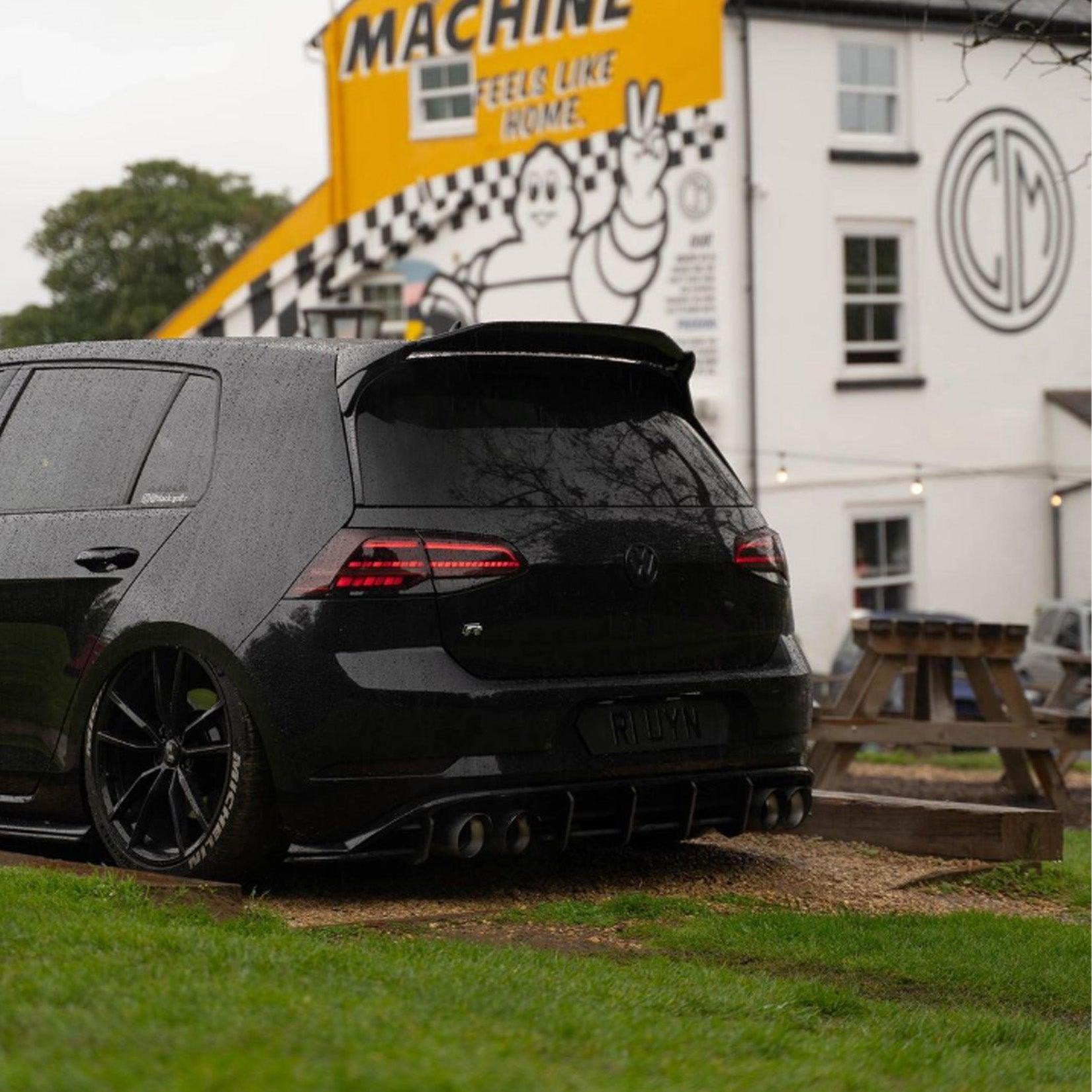Vw Golf Mk7 / 7.5 R / R Line Aspec Style Rear Spoiler In Gloss Black - TMC Motorsport