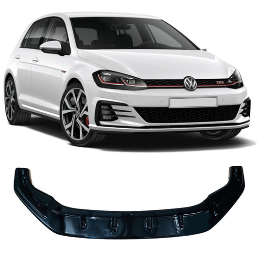 VW Golf MK7/MK7.5 GTI 2017-2020 - Risper Front Splitter Lip In Gloss Black - TMC Motorsport