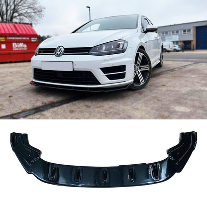 VW Golf MK7/MK7.5 R 2017-2020 - Risper Front Splitter In Gloss Black - TMC Motorsport