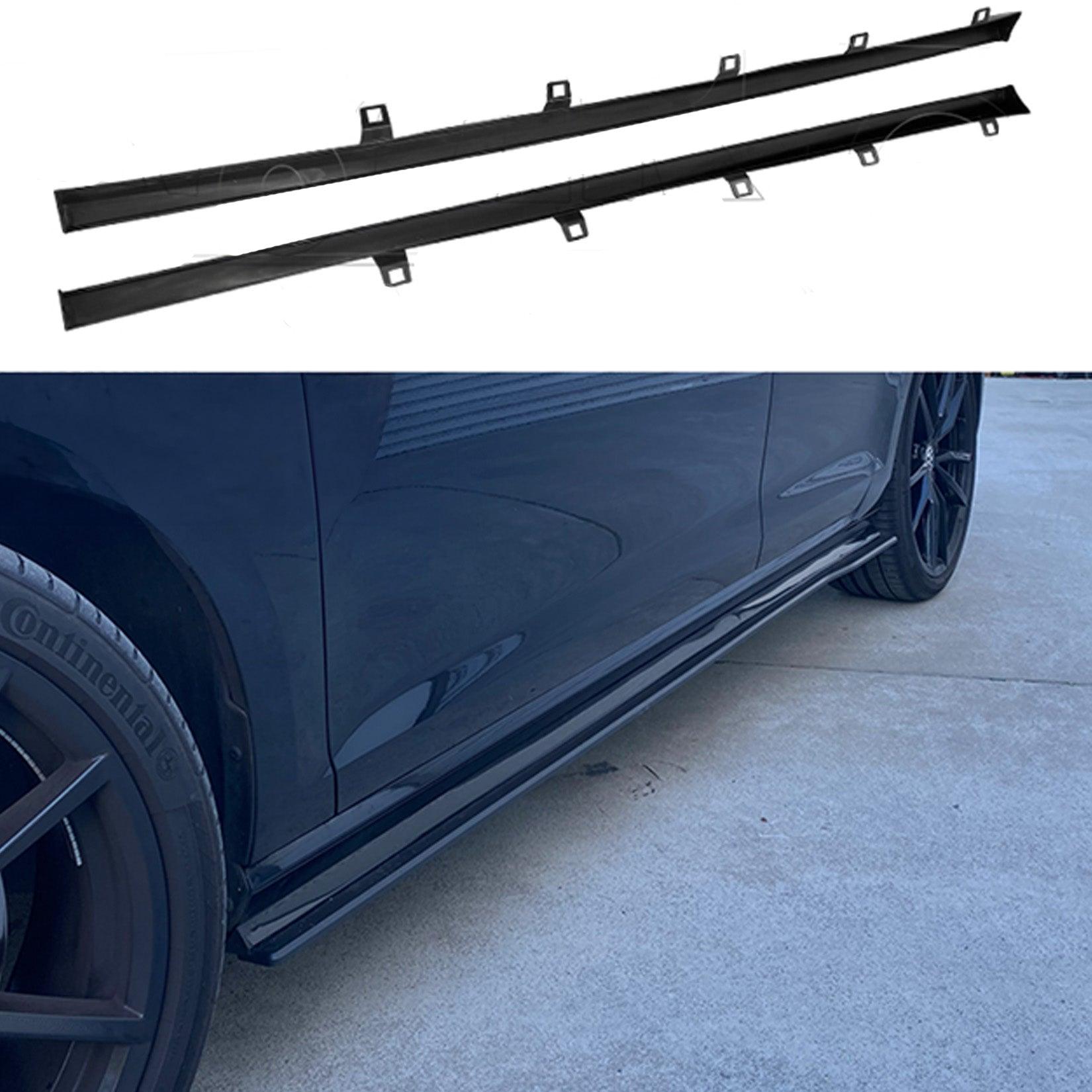 VW Golf MK7/MK7.5 Side Skirt Splitters Pair in Gloss Black - TMC Motorsport