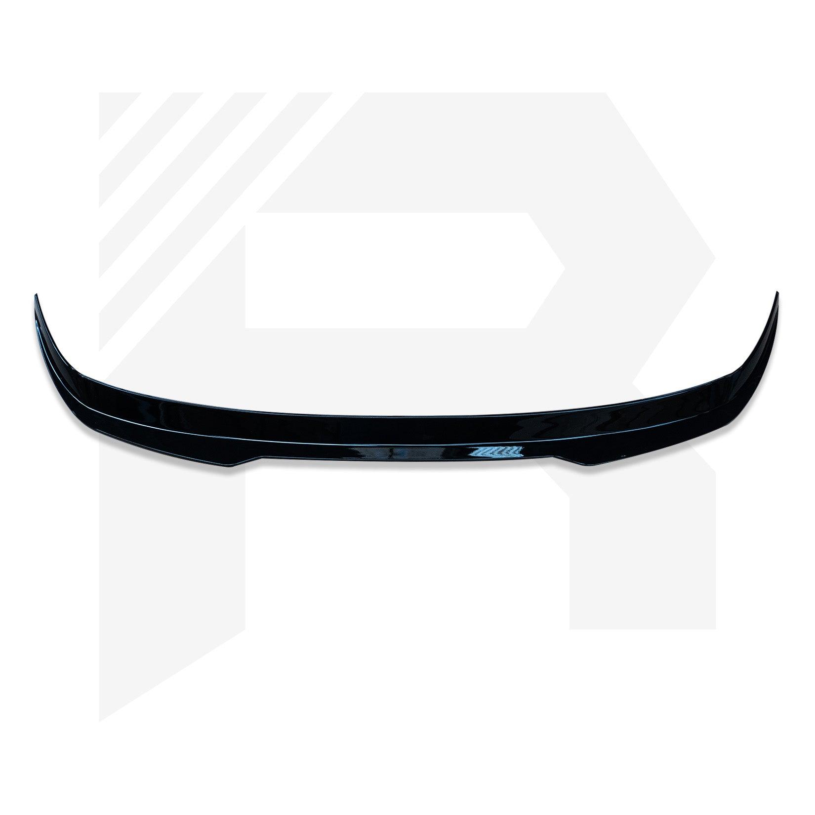 VW Golf MK8 R-Line Rear Spoiler Cap V2 in Gloss Black - TMC Motorsport