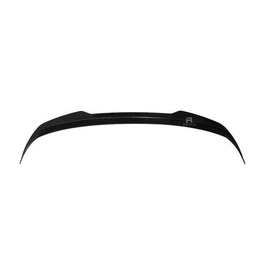 VW Golf MK8 R-Line Rear Spoiler Cap V2 in Gloss Black - TMC Motorsport
