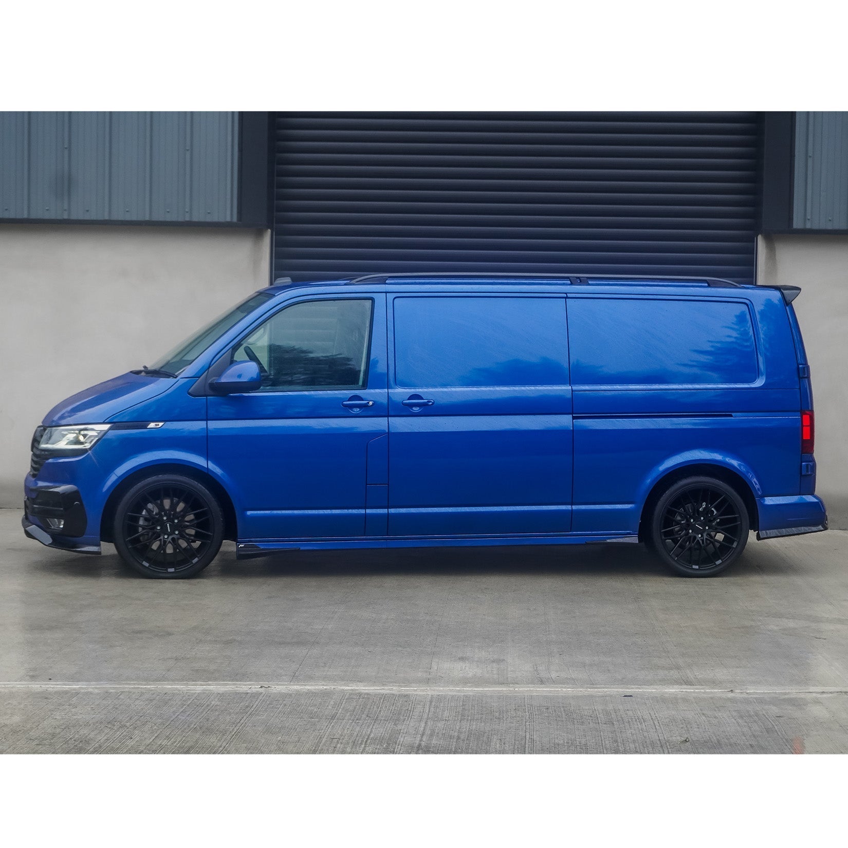 VW T5 “ T6 “ Long Wheelbase (LWB) Aluminium Roof Bars in Black - TMC Motorsport