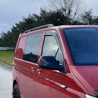 VW T5 “ T6 “ Long Wheelbase (LWB) Aluminium Roof Bars in Black - TMC Motorsport