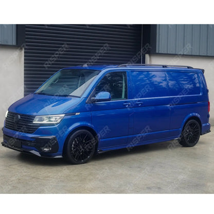 VW T5 – T6 – Short Wheelbase (SWB) Aluminium Roof Bars in Black
