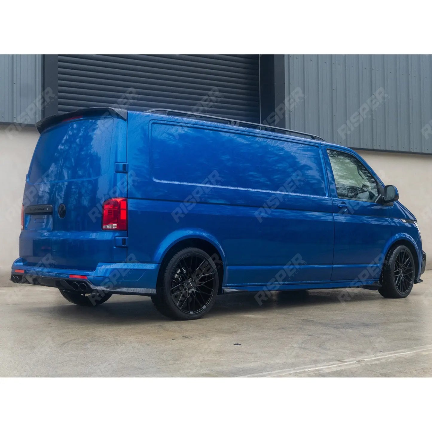 VW T5 – T6 – Short Wheelbase (SWB) Aluminium Roof Bars in Black