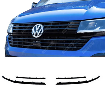 Vw Radiator Clips VW T6.1 Transporter Front Radiator Badged Grille Upper Lower Clip In T ...