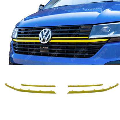 Vw Radiator Clips VW T6.1 Transporter Front Radiator Badged Grille Upper Lower Clip In T ...