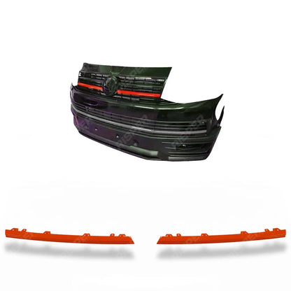 VW T6 Transporter 2015 - 2019 Front Upper 2 - Piece Clip In Grille Streamer