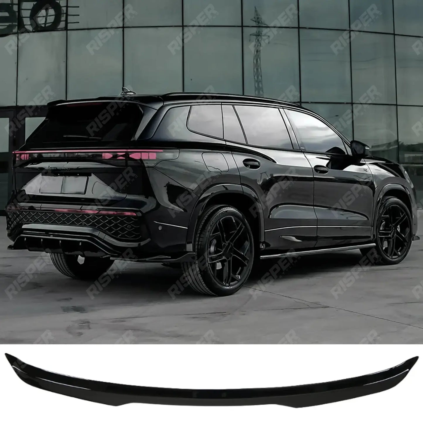 VW Tayron 2025 On Rear Spoiler In Gloss Black