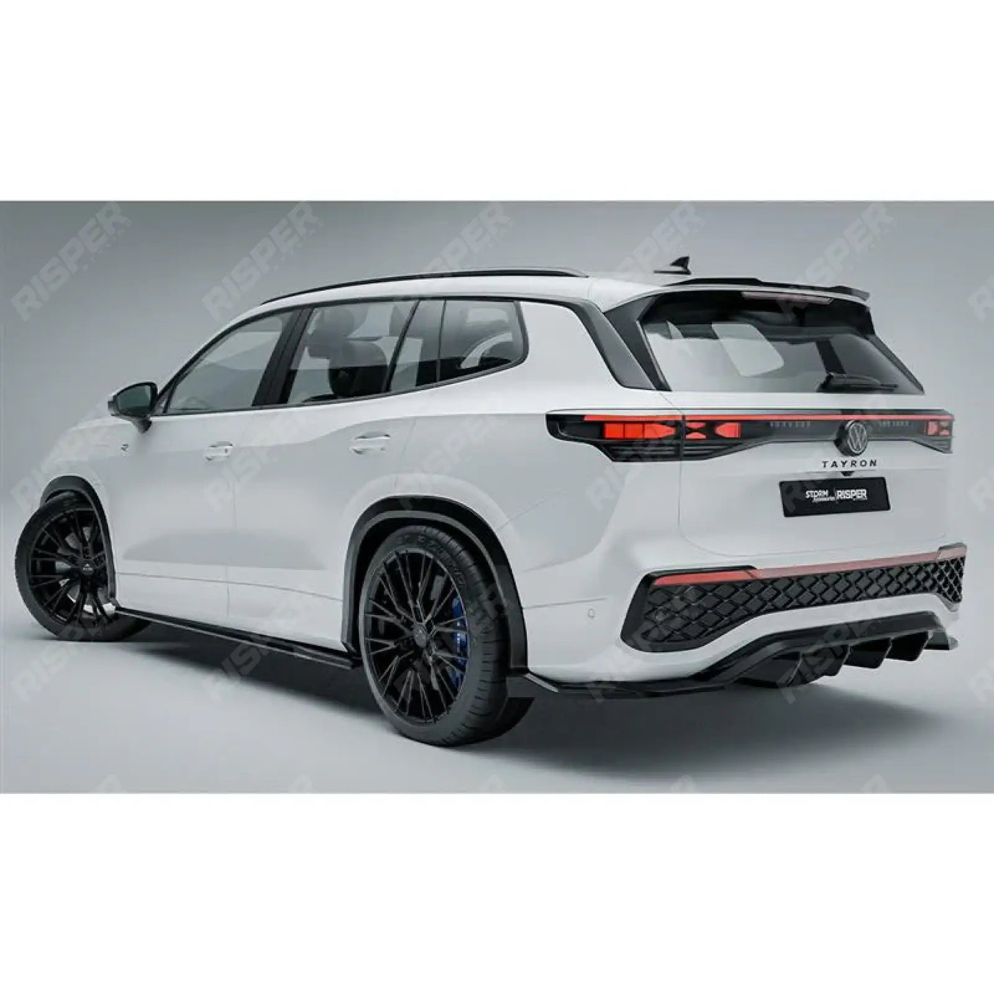 VW Tayron R-Line 2025 On Aero Body Kit In Gloss Black