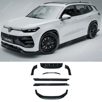 VW Tayron R-Line 2025 On Aero Body Kit In Gloss Black