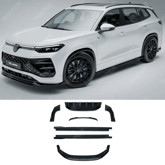 VW Tayron R-Line 2025 On Aero Body Kit In Gloss Black