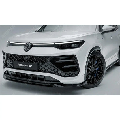 VW Tayron R-Line MK1 2025 On Front Splitter In Gloss Black