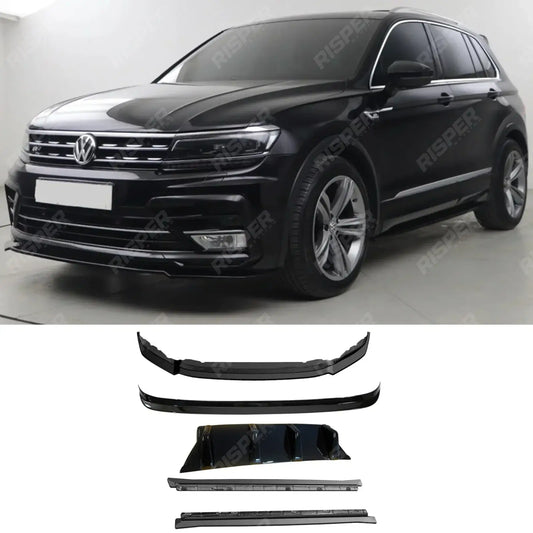 VW Tiguan MK2 R-Line 2015-2020 Aero Body Kit In Gloss Black