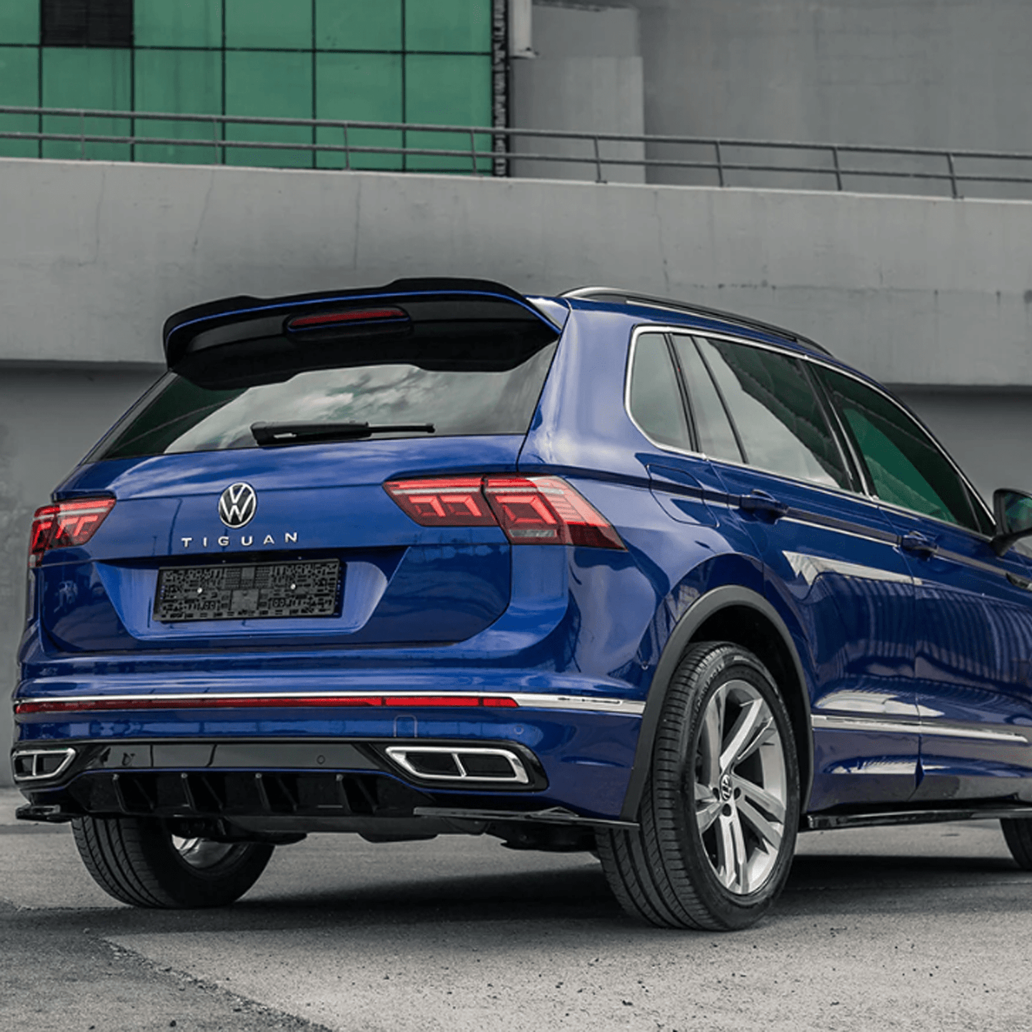 Vw Tiguan R-Line 2020-2024 Rear Side Splitters In Gloss Black - TMC Motorsport