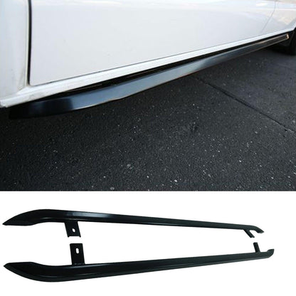 VW Transporter T5 & T6 SWB 2003-2023 Trapezoid Side Bars in Gloss Black - TMC Motorsport