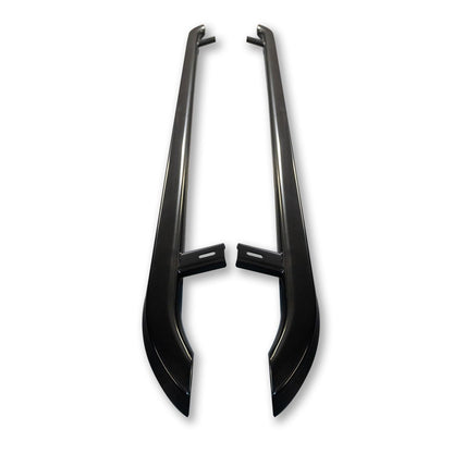 VW Transporter T5 & T6 SWB 2003-2023 Trapezoid Side Bars in Gloss Black - TMC Motorsport