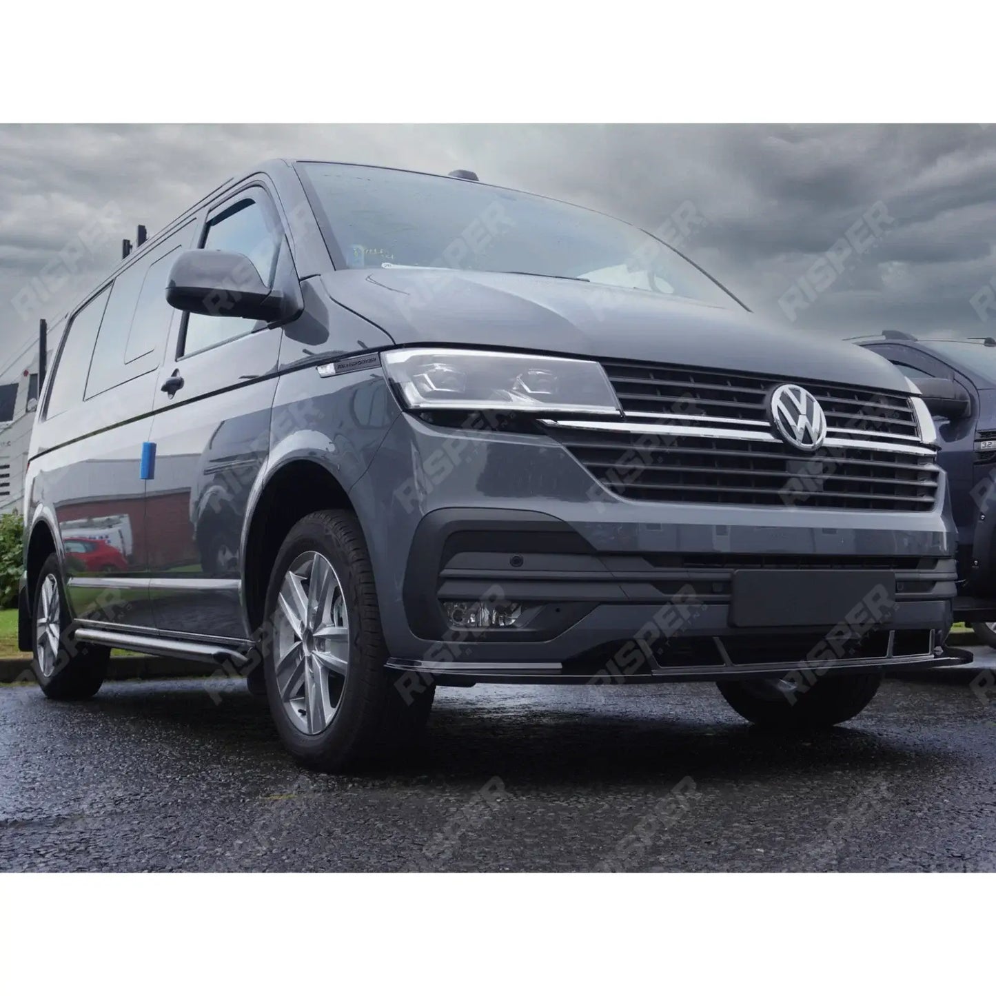 VW Transporter T6.1 Front Splitter - Gloss Black