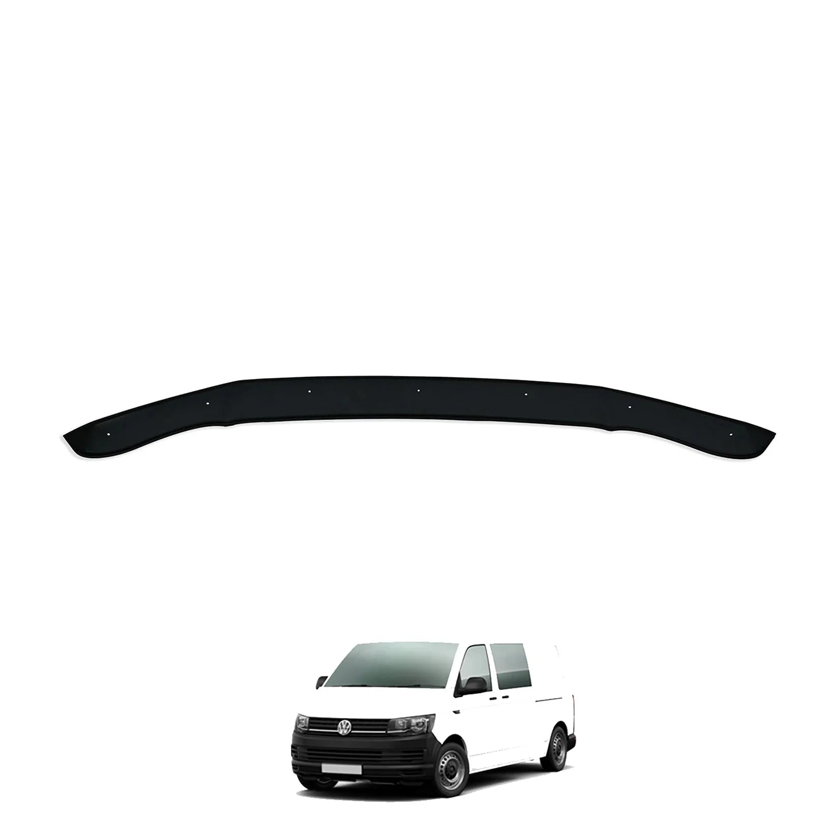 VW Transporter T6 T6.1 2015 - 2024 “ STX Bonnet Guard Protector “ Black - TMC Motorsport