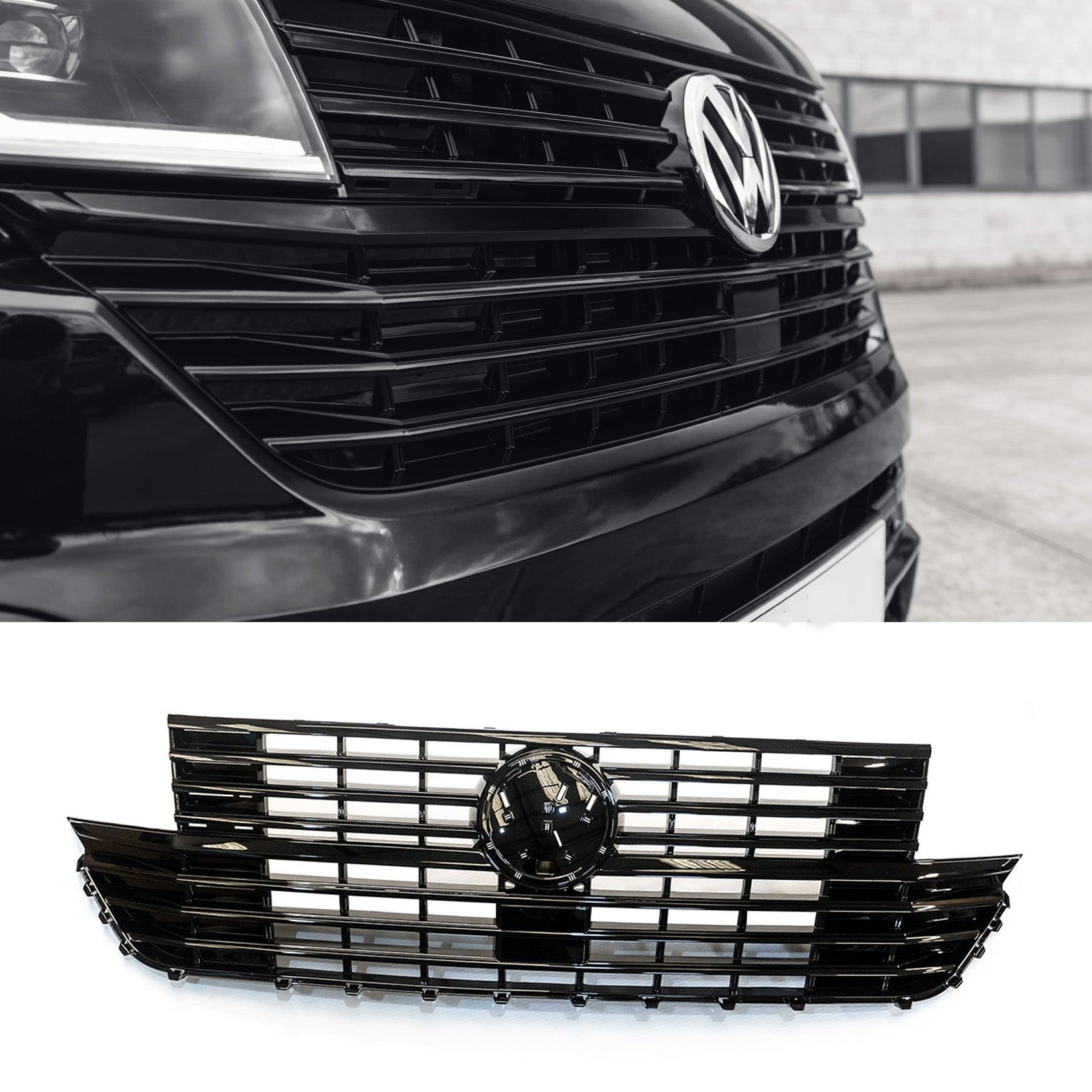 VW Transporter T6.1 2019 - 2024 Replacement Front Grill “ Gloss Black - TMC Motorsport