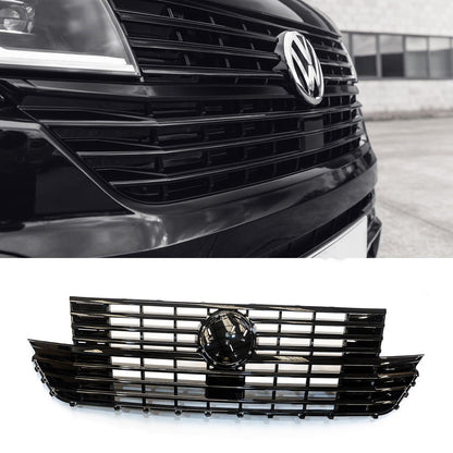 VW Transporter T6.1 2019 - 2024 Replacement Front Grill “ Gloss Black - TMC Motorsport