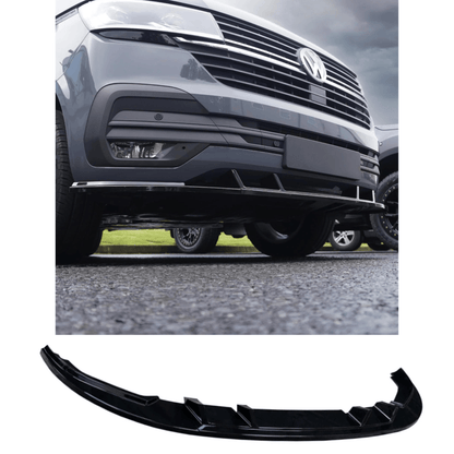 VW Transporter T6.1 Front Splitter - Gloss Black - TMC Motorsport