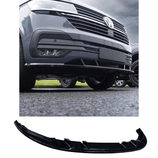VW Transporter T6.1 Front Splitter - Gloss Black - TMC Motorsport