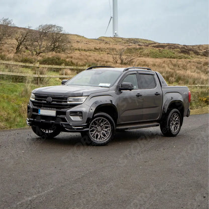 Wide Trak Front Valance Splitter In Gloss Black For Volkswagen Amarok 2023+