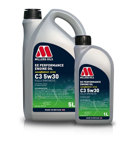 Millers Oils 5L EE Performance Engine Oil C3 5w30 (Nanodrive Technology) - TMC Motorsport
