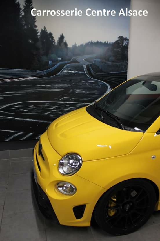Abarth 500 / 595 / 695 Biposto Style REPLICA BONNET WITH OPTIONAL VENTS - Cadamuro - TMC Motorsport