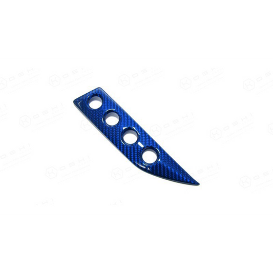 Maserati Granturismo Audio System Buttons Cover Blue - Carbon Fibre - TMC Motorsport