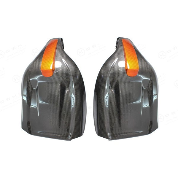AUDI RS3/RS4 Seat Cover Shell Orange - Carbon Fibre