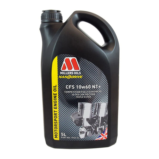Millers Oils NANODRIVE CFS 10w60 NT+ Fully Synthetic Engine Oil 5L