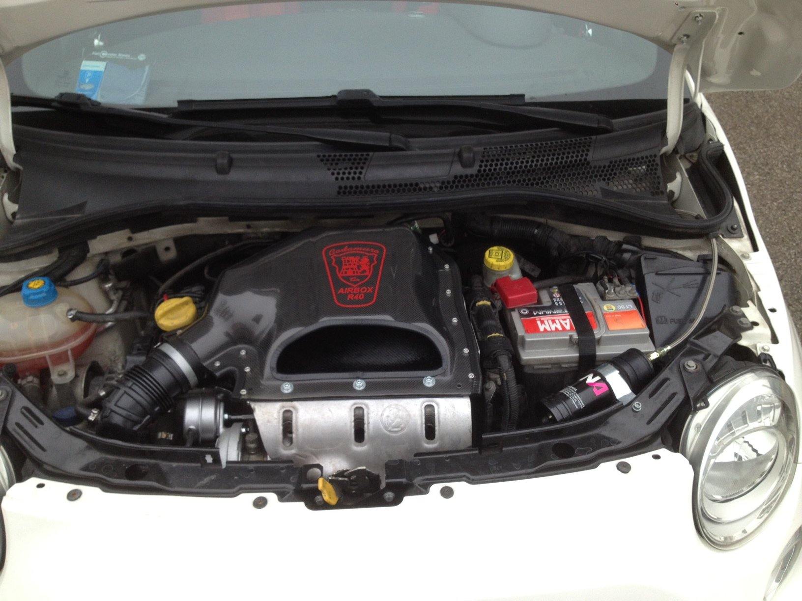 Abarth 500 / 595 / 695 Small Carbon Airbox for Track (Read Description) GT1446 Turbo Only - Cadamuro - TMC Motorsport