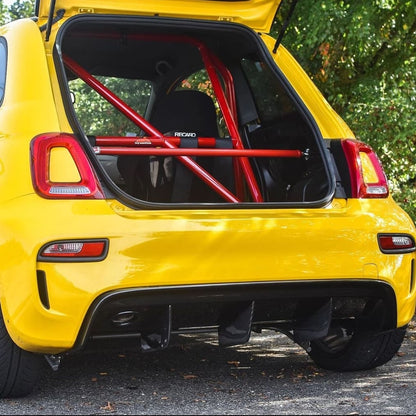 Abarth 500 Series 3 Rear Bumper Restyling & 70th Anniversario Style Diffuser - Cadamuro - TMC Motorsport