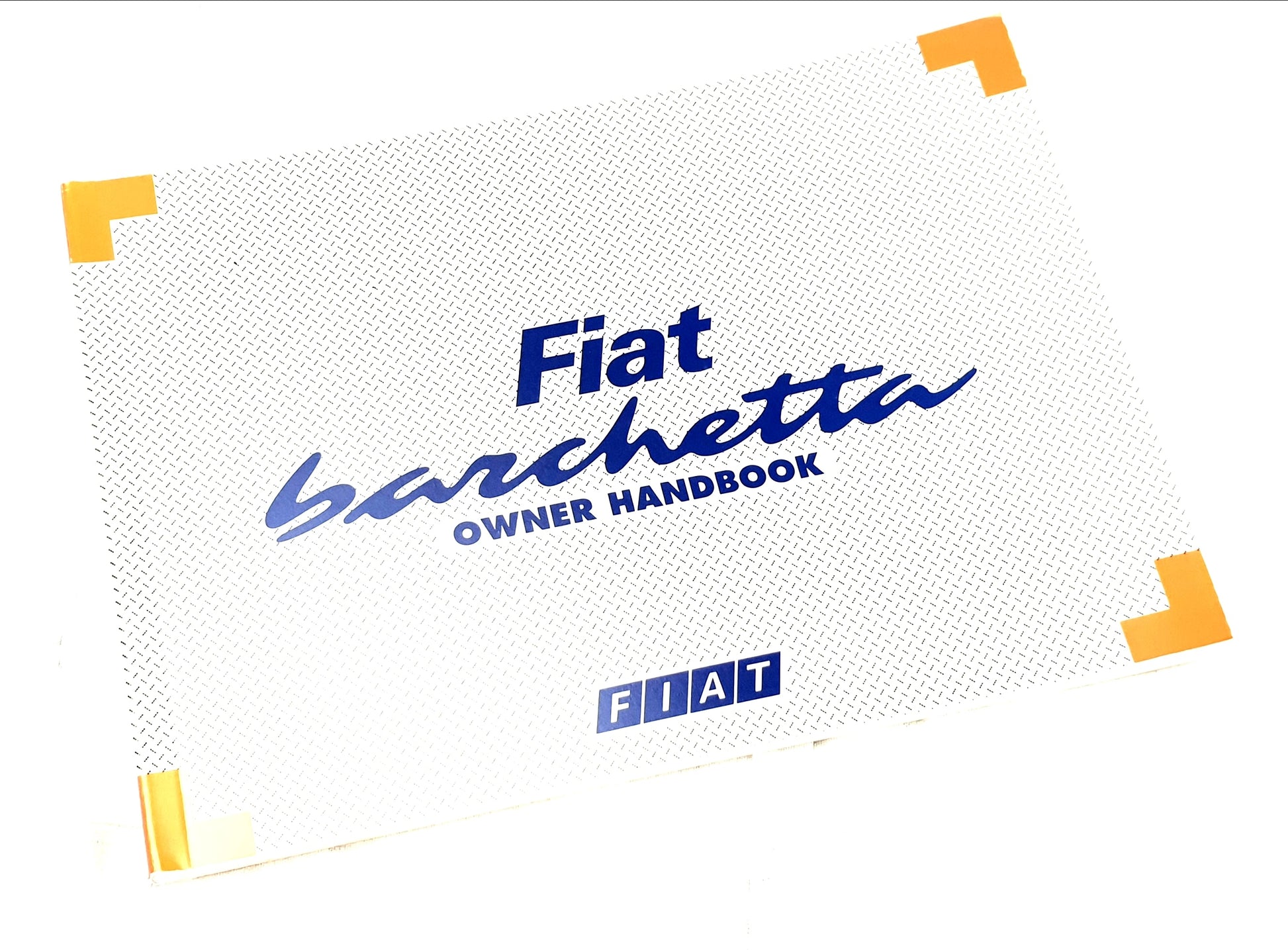 Owners Handbook - Fiat Barchetta 2000-2003 60345220