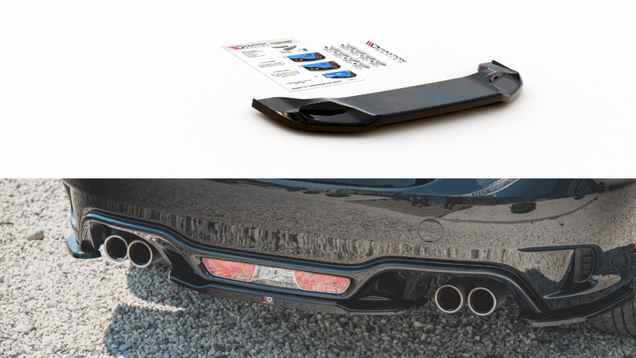 MAXTON DESIGN CENTRAL REAR SPLITTER FIAT 124 SPIDER ABARTH (2017 -) - TMC Motorsport