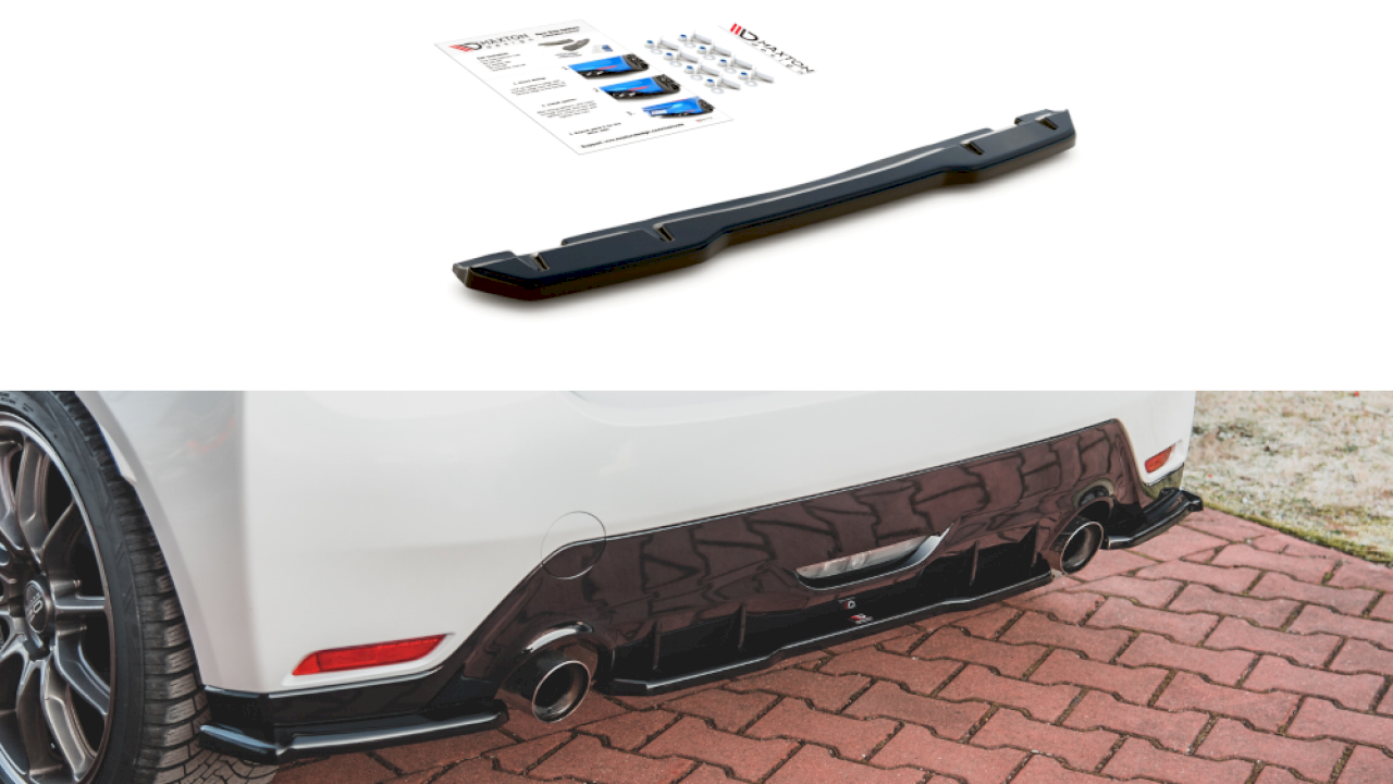 MAXTON DESIGN CENTRAL REAR SPLITTER TOYOTA GR YARIS MK4 (2020-) - TMC Motorsport