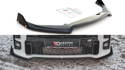 MAXTON DESIGN FRONT SPLITTER (+FLAPS) V3 TOYOTA GR YARIS MK4 (2020-) - TMC Motorsport