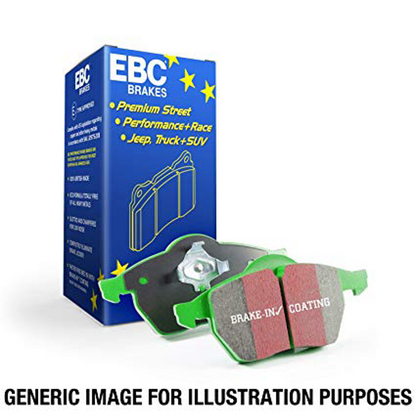 EBC Greenstuff Sport Brake Pads - Front for Alfa Mito 1.4 TB 1.4 MA 1.3/1.6 JTDM - TMC Motorsport