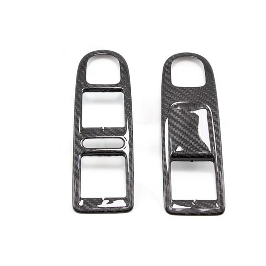 VW Golf VI Window Switch Control Panel Cover - Carbon Fibre - TMC Motorsport