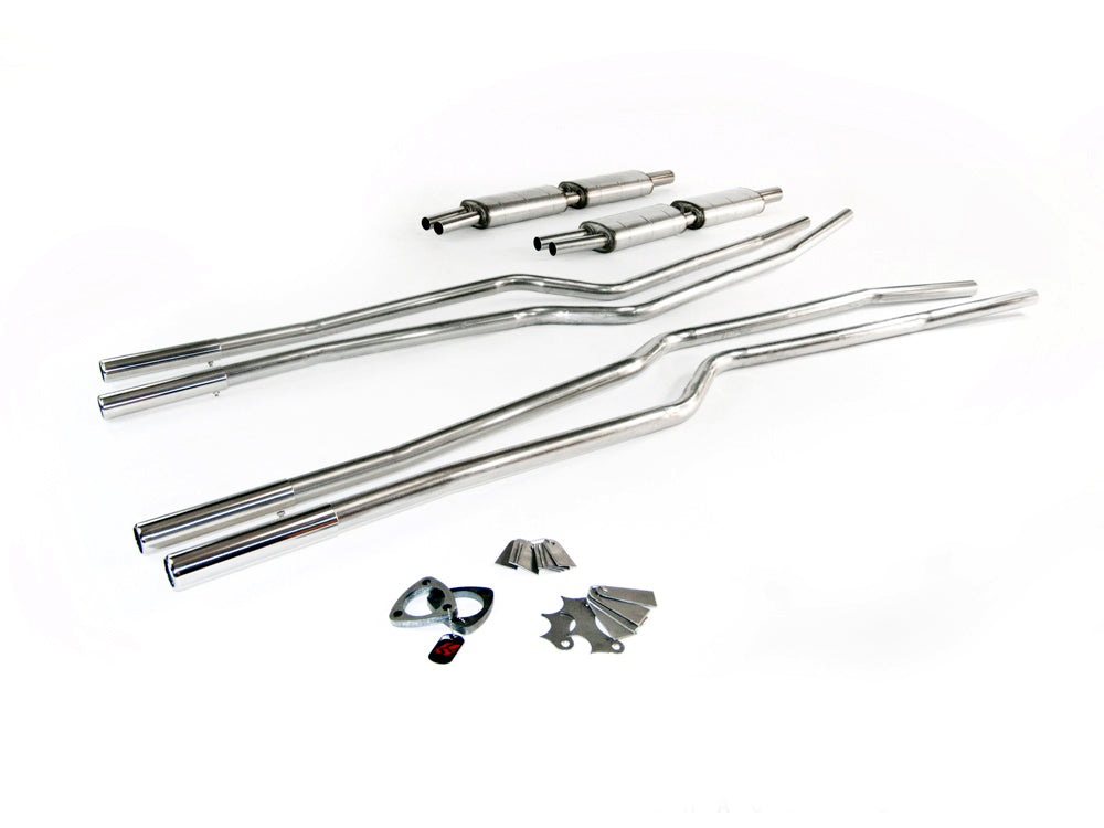 Ferrari 250 GT Boano and Ellena Stainless Steel Exhaust (1956-58) - QuickSilver Exhausts - TMC Motorsport